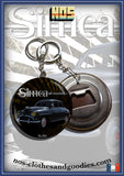 badge / magnet /porte clé décapsuleur Simca aronde noire