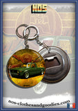 Badge/magnet/porte clé decapsuleur  VW Caddy green