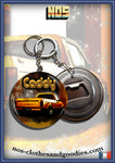 Badge/magnet/porte clé decapsuleur  VW Caddy Orange '80