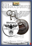 badge / magnet / porte clé décapsuleur VW eagle germany vieilli