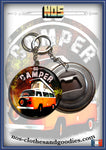 Badge/magnet/porte clé décapsuleur VW Go Camper T2B