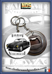Badge /magnet / porte clé décapsuleur VW Karmann Ghia grise