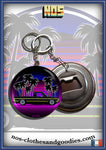 Badge/magnet/porte clé decapsuleur  VW Caddy Night Sun