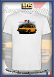 tee shirt unisex AMC PACER jaune