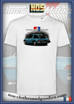 tee shirt unisex AMC PACER bleue arrière