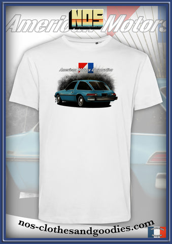 tee shirt unisex AMC PACER bleue arrière