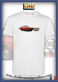Tee shirt unisex Audi 80 B1 rouge