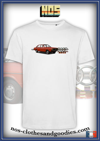 Tee shirt unisex Audi 80 B1 rouge