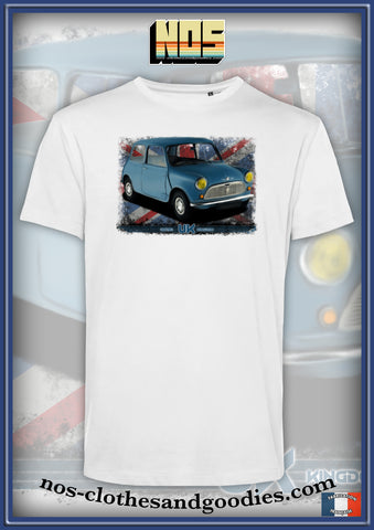 tee shirt unisex Austin mini bleue UK