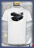 BMW E9 3.0CSI 2800 black t-shirt before