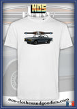 BMW E9 3.00CS 1973 gray t-shirt