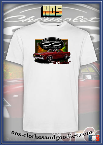 tee shirt unisex chevrolet el camino SS 1969