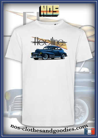 tee shirt unisex chevrolet Fleetline aerosedan bleue 1947