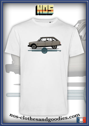 tee shirt unisex citroën Ami 8 beige profil 1974