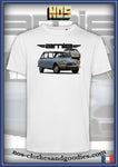 tee shirt unisex citroën Ami 8 bleue 1970
