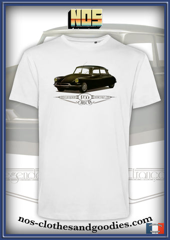 tee shirt unisex Citroën DS 19 noire