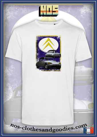 tee shirt Citroën DS 21 pallas grise "chevron"
