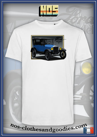 unisex t-shirt Ford T Touring blue