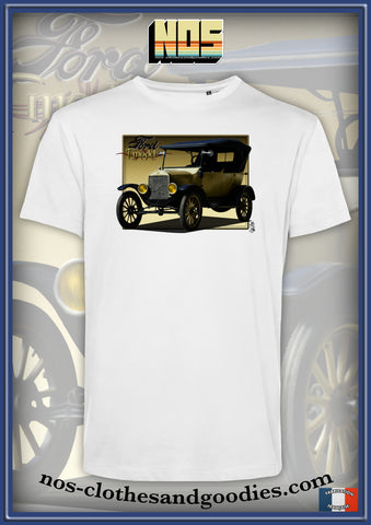 unisex t-shirt Ford T Touring yellow
