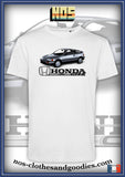 tee shirt unisex Honda CRX MK2 grise