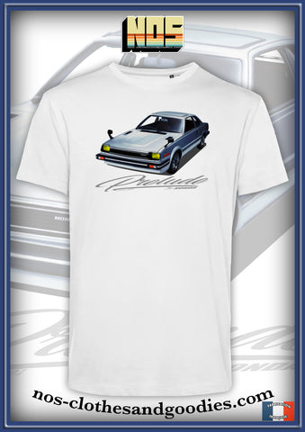 tee shirt unisex Honda prélude MK1 grise