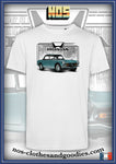 tee shirt unisex Honda S800 verte décapotable