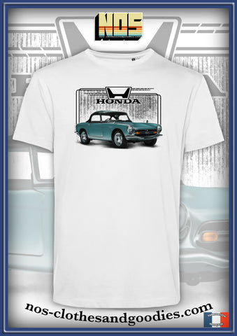 tee shirt unisex Honda S800 verte décapotable