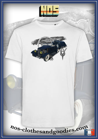 tee shirt unisex Hot Rod Ford 32 noire