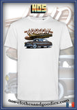 tee shirt unisex Hudson Hornet bi-ton marron 1952