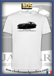 tee shirt unisex jaguar type E 1961 B/W