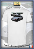tee shirt unisex Opel GT 1900 blanche av/ar