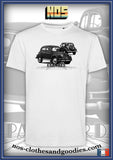 Tee shirt unisex Panhard Dyna X 86 1951 avant / arrière