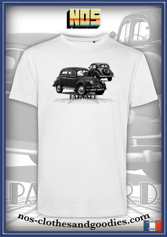 Tee shirt unisex Panhard Dyna X 86 1951 avant / arrière