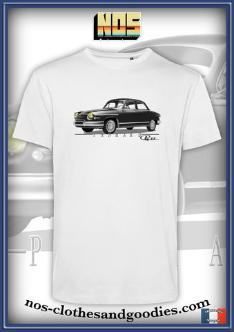 Tee shirt unisex Panhard PL17 noir et blanc