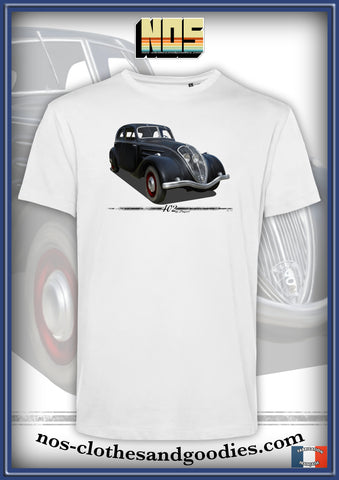 tee shirt unisex Peugeot 402 noire