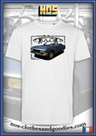 tee shirt unisex Peugeot 504 cabriolet 1974