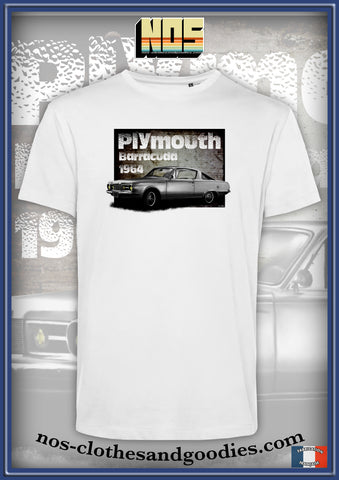 tee shirt unisex plymouth barracuda 1964