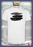 tee shirt unisex Pontiac GTO découvrable noire