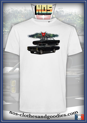tee shirt unisex Pontiac GTO découvrable noire