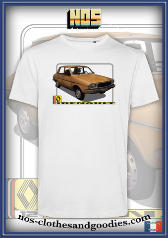 tee shirt Renault 12 marron 1977