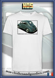 tee shirt unisex Renault 4cv verte arrière