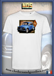 Tee-shirt unisex Renault 4cv trois moustaches