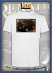 tee shirt unisex Renault 4cv red purple