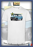 tee shirt Renault 5 L bleu 1974