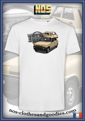 tee shirt Renault 5 TL 1984 "full view"