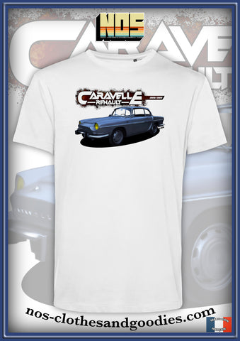 unisex t-shirt Renault caravelle blue 1965