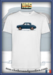 Tee-shirt unisex Renault Dauphine 1961 profil