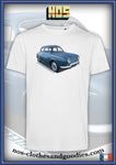 Tee-shirt unisex Renault Dauphine bleue