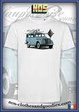 Tee shirt unisex Renault Juvaquatre dauphinoise vert gris
