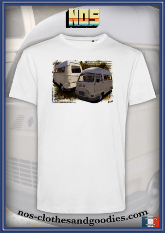 Renault Estafette unisex t-shirt ivory front/rear